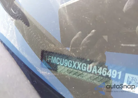 2016 Ford Escape Se z USA, uszkodzony, nr VIN 1FMCU9GXXGUA46491